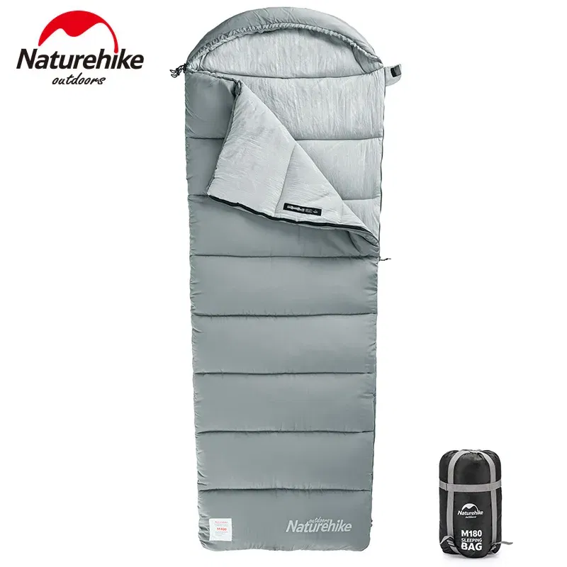 Color: Brown, Ships From: CN - Naturehike Winter Sleeping Bag M400 Ultralight Envelope Sleeping Bag Cotton Spliced Sleeping Bag Washable Outdoor Camping