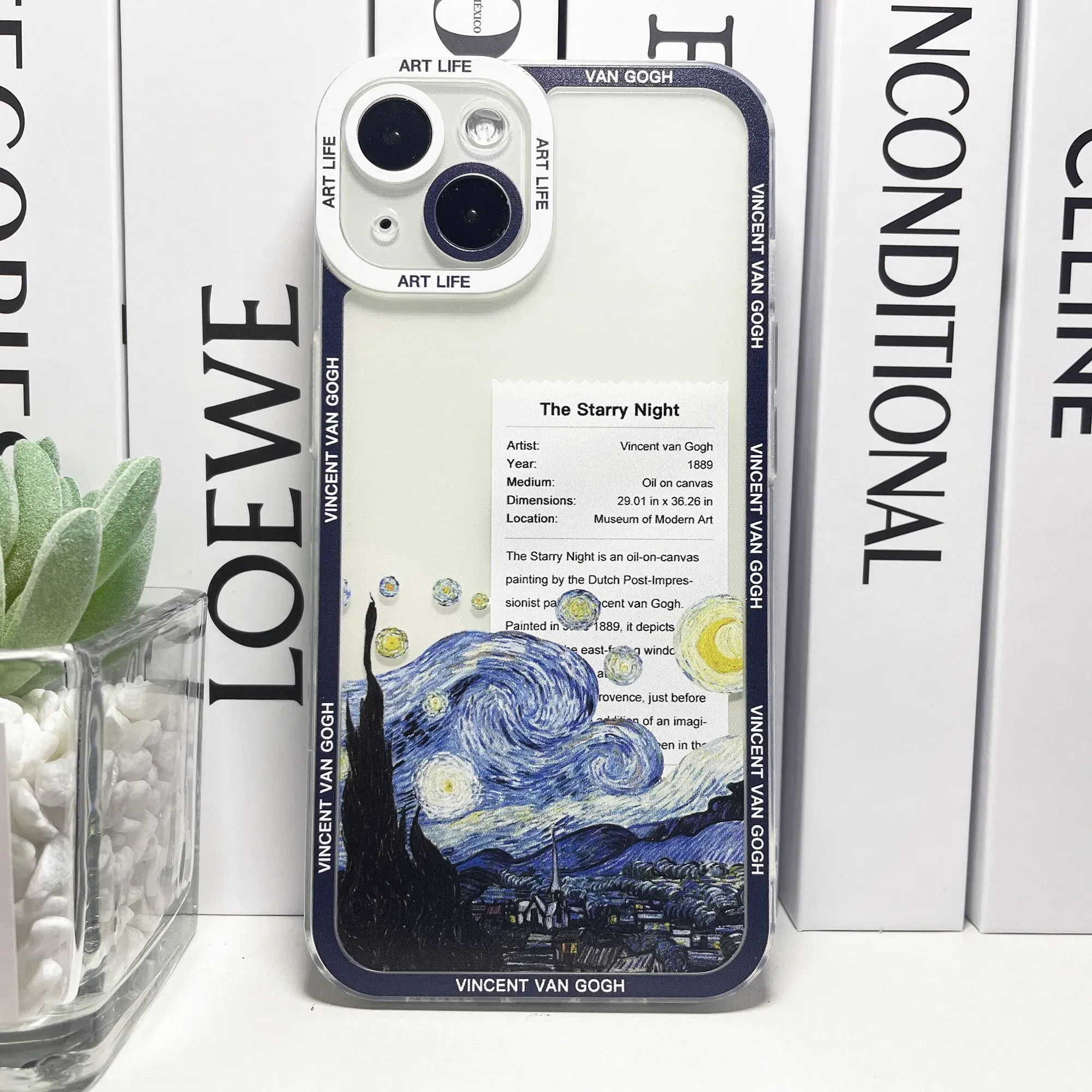 Color: Beige, Material: Leather - Van Gogh Sunflowers The Starry Night Art Aesthetic Phone Case For Samsung Galaxy S10 S20 S21 S22 S23 S24 FE Plus Ultra Note 20