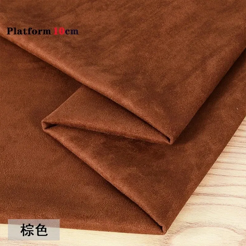 Color: WHITE, Size: XL - Suede Shoes Cover Steel Pole Dance Training Specific Protective Cover 10CM Platform Anti Slip Wear-resistant Boots Protective