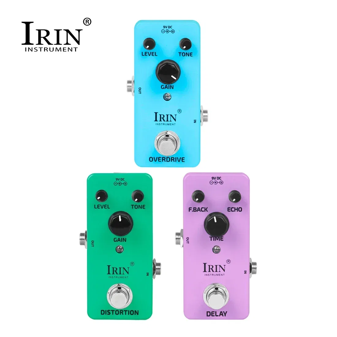 Color: Yellow, Ships From: CHINA - IRIN Delay Guitar Effects Pedal Overdrive Distortion Single Digital Analog Effects Pedal for Guitar Bass Guitar Accessories