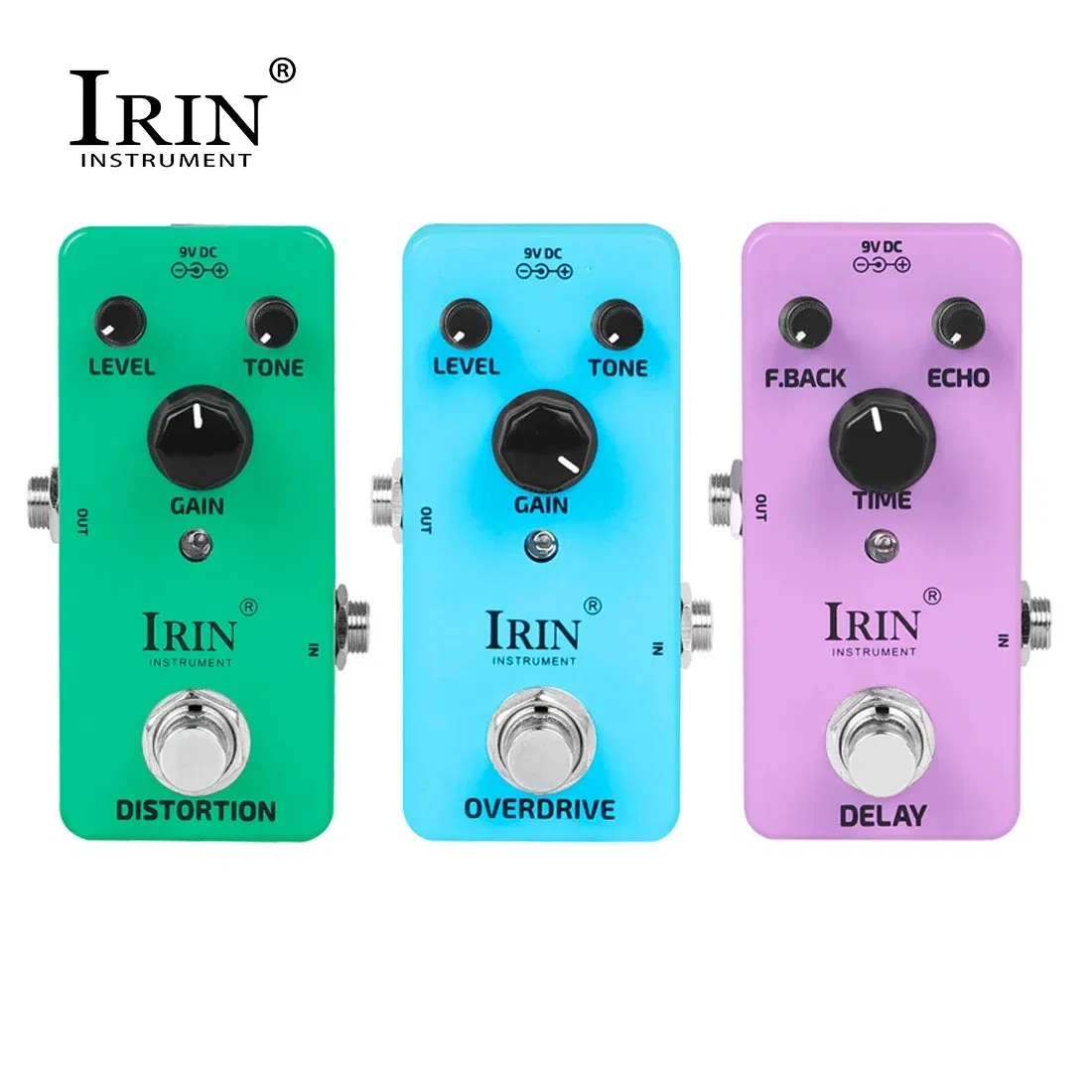 Color: Yellow, Ships From: CHINA - IRIN Delay Guitar Effects Pedal Overdrive Distortion Single Digital Analog Effects Pedal for Guitar Bass Guitar Accessories
