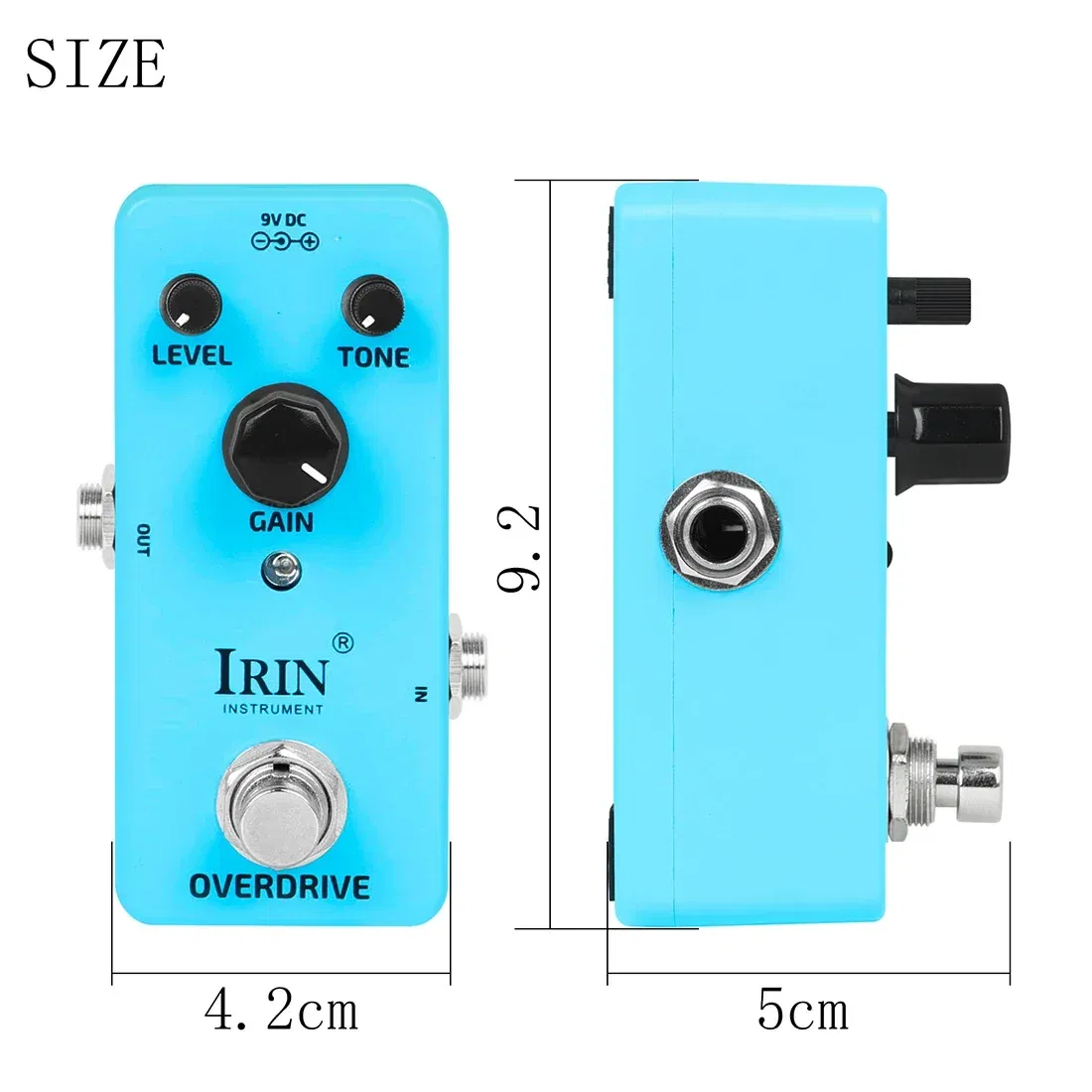 Color: Yellow, Ships From: CHINA - IRIN Delay Guitar Effects Pedal Overdrive Distortion Single Digital Analog Effects Pedal for Guitar Bass Guitar Accessories