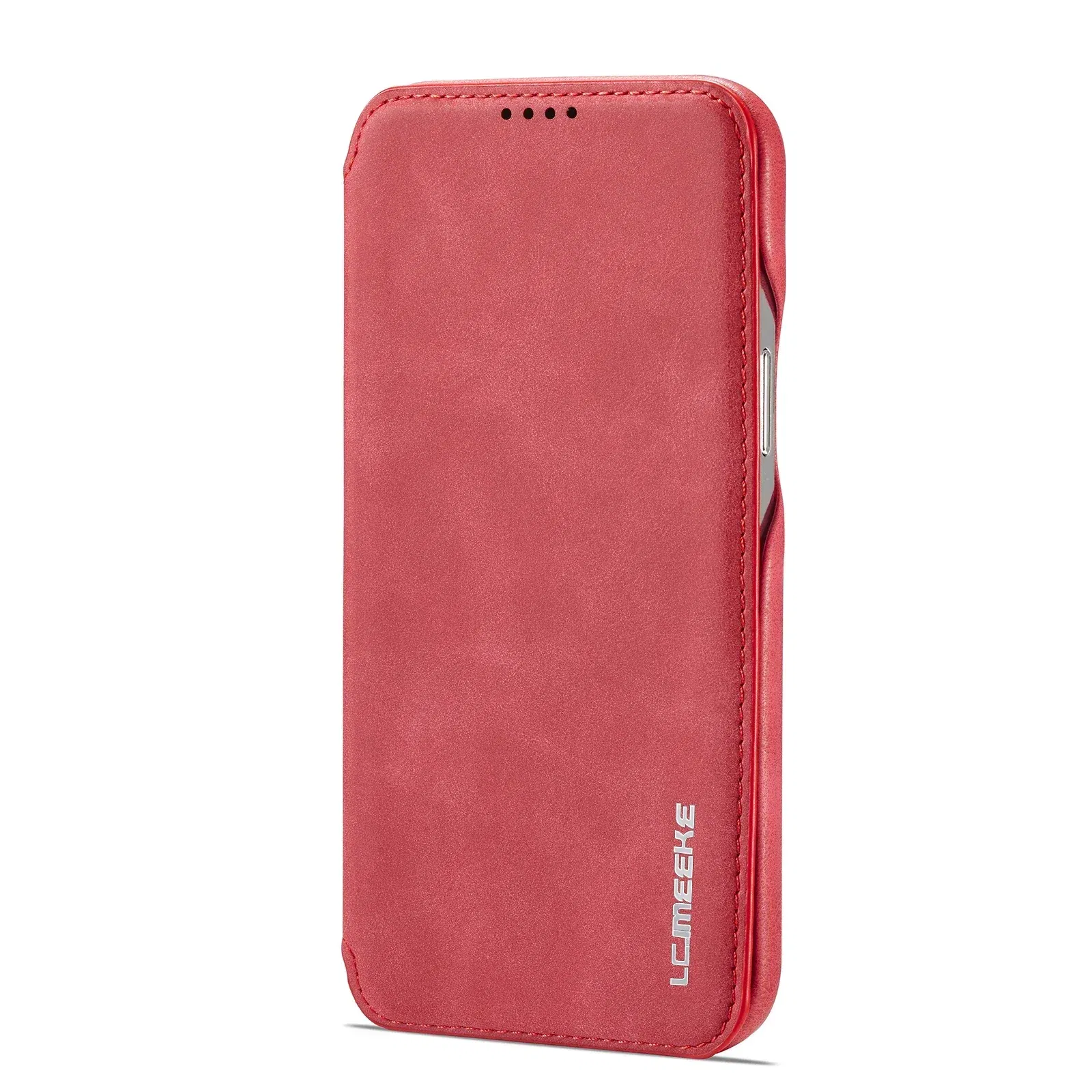 Color: Red, Compatibility by Model: iPhone SE (2022) - Leather Flip Wallet Phone Cover for IPhone 17E 14 15 16 Pro Max 13 12 Mini 11 XS X XR 8 7 Plus SE 2022 Slim Card Slots Book Bag