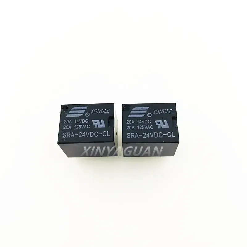 Size: L - 5Pcs SONGLE 5V 12V 24V 20A 14VDC T74 Power Relay SRA-05VDC-CL SRA-12VDC-CL SRA-24VDC-CL 5Pin Conversion type Automobile relay