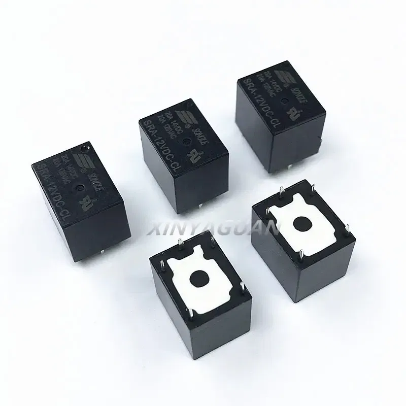 Size: L - 5Pcs SONGLE 5V 12V 24V 20A 14VDC T74 Power Relay SRA-05VDC-CL SRA-12VDC-CL SRA-24VDC-CL 5Pin Conversion type Automobile relay