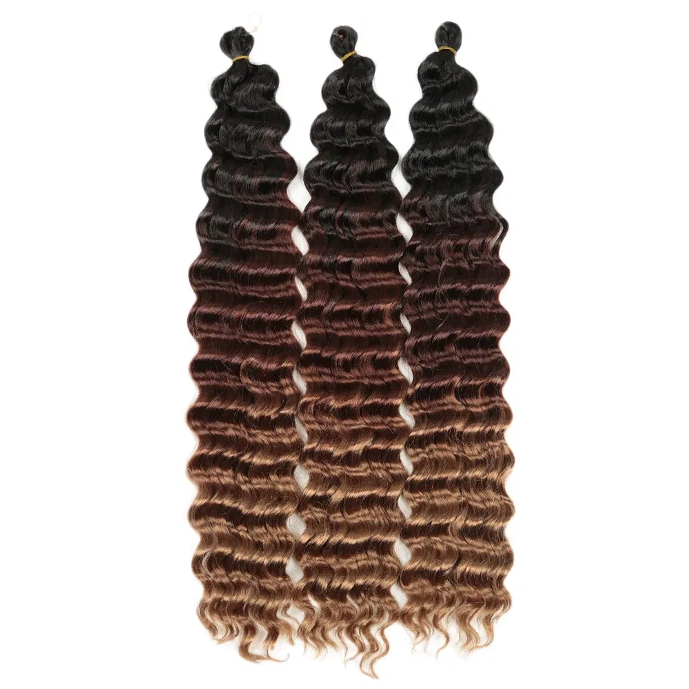 Color: M1b/27#, Ships From: CN, Stretched Length: 28inches, Bulk Buy: 1Pcs/Lot - 22-28 Inch Freetress Deep Twist Crochet Hair Natural Synthetic Braids Hair Ombre Crochet Braiding Hair Extensions Hair Expo City