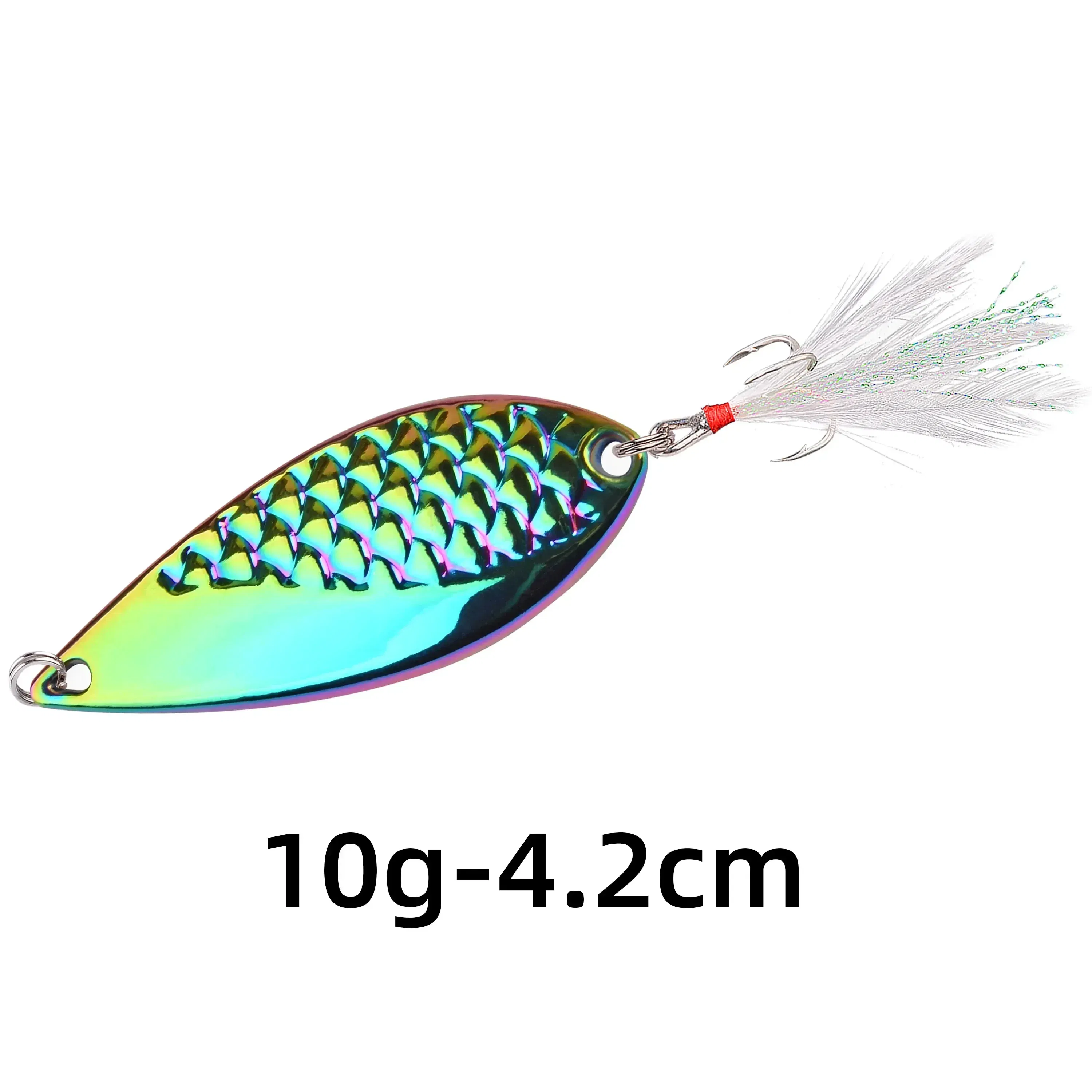 Color: Silver - Metal Spoon Sequin Fishing Lure 2.5g 3.5g 5g 7g 10g 15g 20g Pesca Leech Jig Wobbler Crankbaits for Fly Fishing Hard Baits Lures