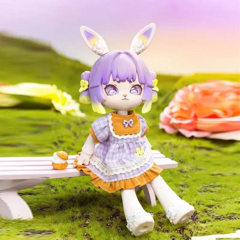 Color: Brown - Bonnie Blind Box Toys Cute 1/12 Bjd Obtisu11 Jointed Doll Mystery Surprise Box Action Figure Kawaii Dolls Girls Christmas Gift