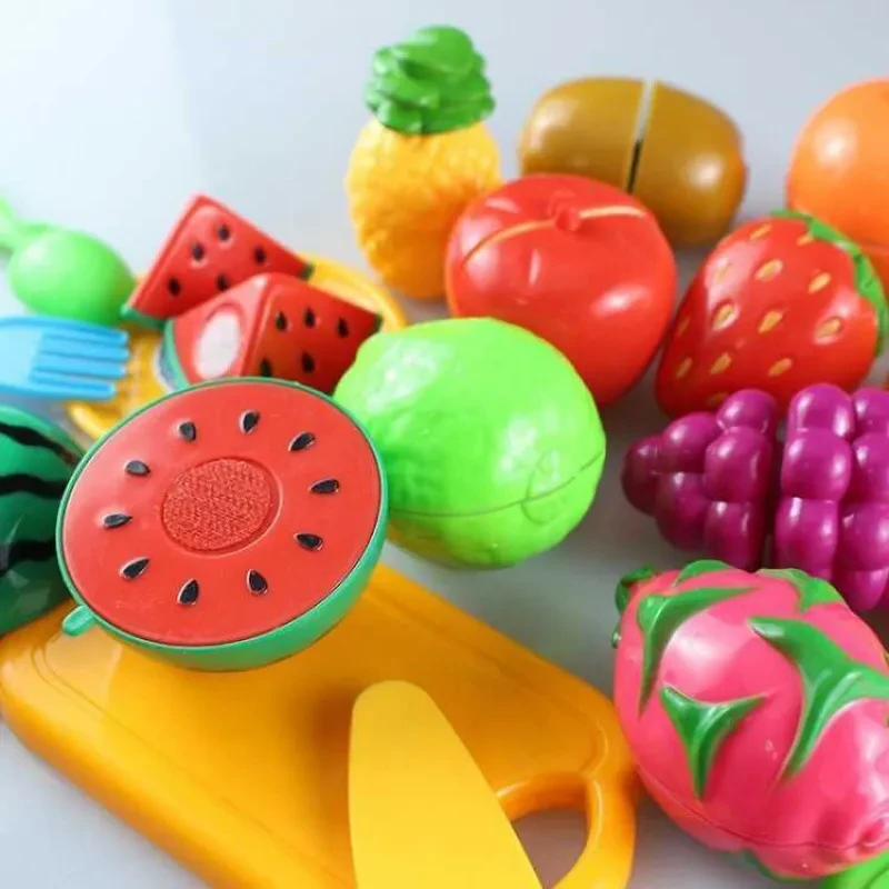 Children Cutting Play Food Toy for Kids Kitchen
