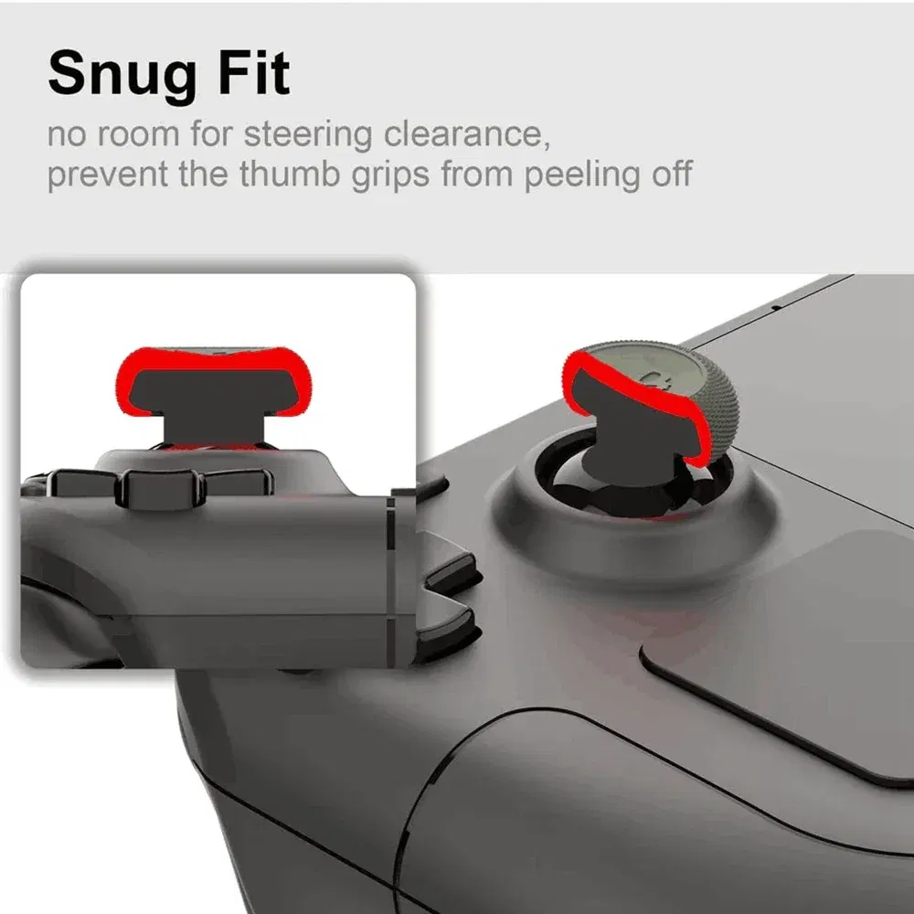 Color: Light purple - 6Pcs Thumb Grip Joystick Cap for Steam Deck OLED ROG Ally X Silicone Non-Slip Thumbstick Cover Caps Game Accessories