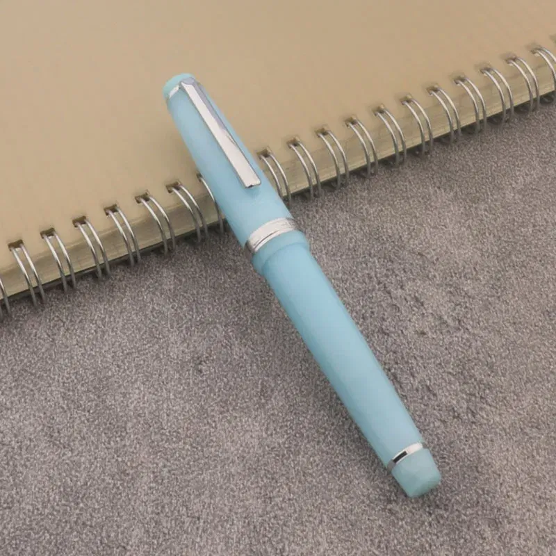 Color: Burgundy - JinHao 82 Fountain Pen Color match Dip in water Glass Nib Stationery Office School Supplies Ink Pens