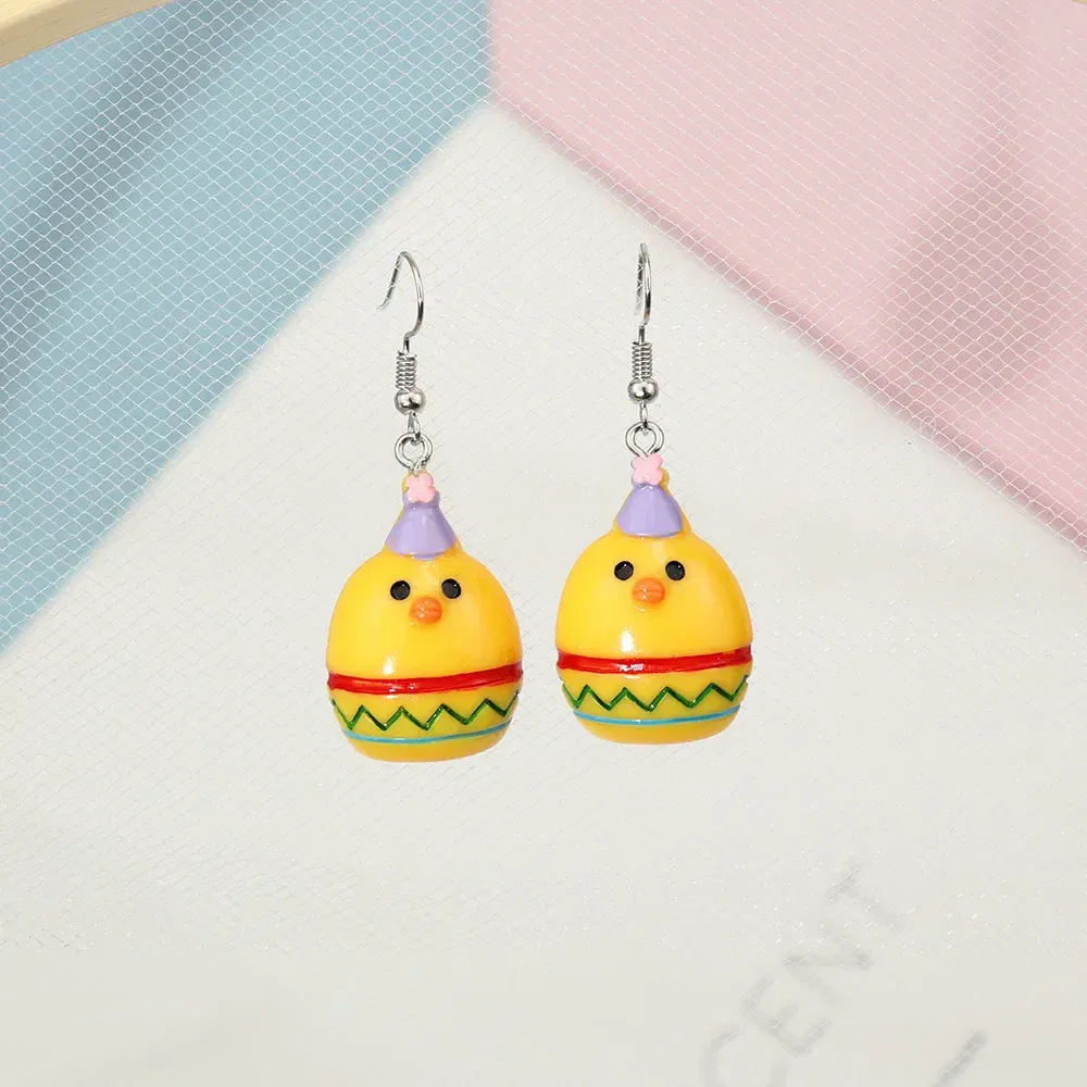 Metal Color: Dark Gold - Ultra-Low New Fashion Cute White Cloud Stud Earrings Delicate Mushroom Clouds for Women Girls Ear Jewelry Wholesale Gifts Bear