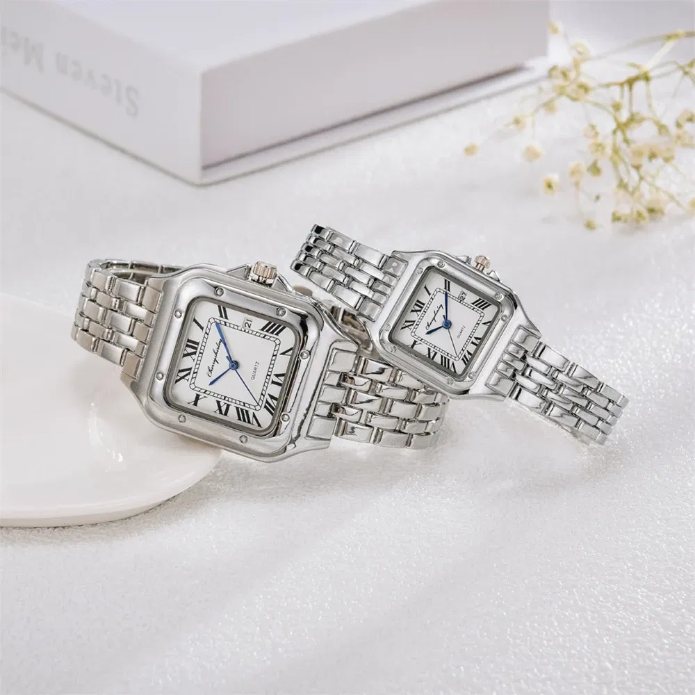 Color: Rose, Ships From: CHINA - Luxury Branded Women Watches 2023 Simple Square Roman Calendar Women Quartz Watch Fashion Stainless Steel Strap Ladies Clock