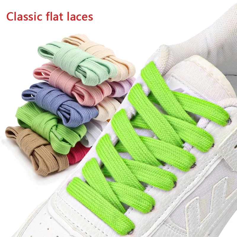Color: Yellow, Ships From: CHINA, Length: 120cm - 1 Pair Flat Shoelaces for Sneakers Rugged Wear-resistant Classic Canvas Sports Shoe Laces Women Men Shoelace Solid Double Cotton