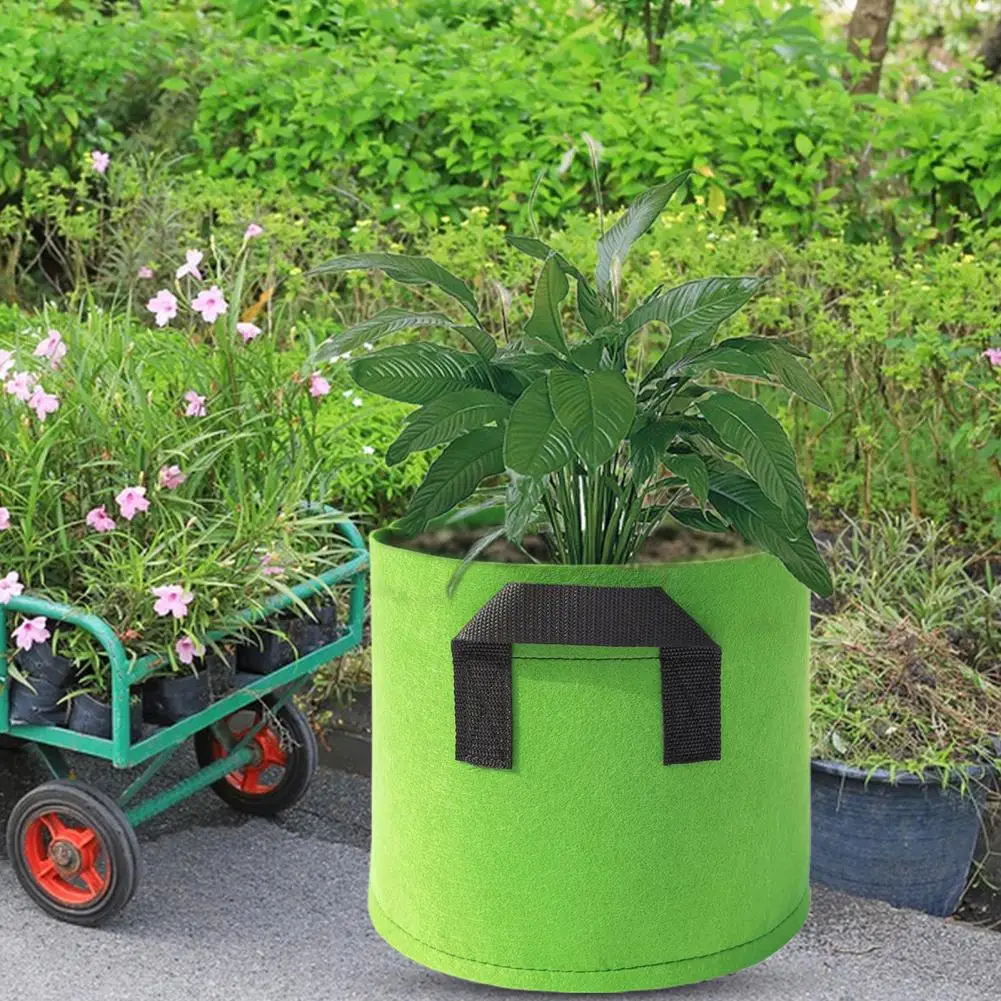 Color: Blue, Ships From: CHINA - Vegetable Planting Bag Excellent Drainage Planting Grow Bag Eco-friendly Gallon Vegetable Plant Grow Pouch Wide Application