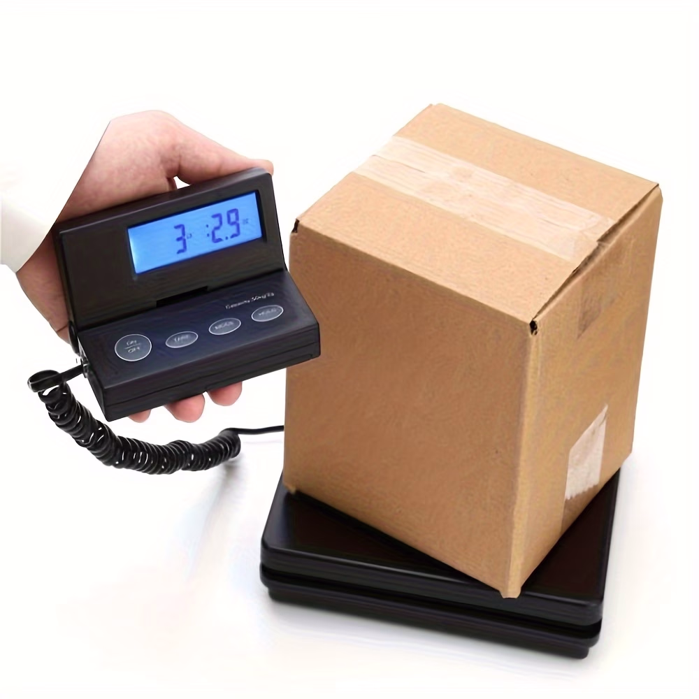 Digital Shipping Scale with a Capacity of 50 Kg and a Precision of 2 Grams – Powered by Batteries