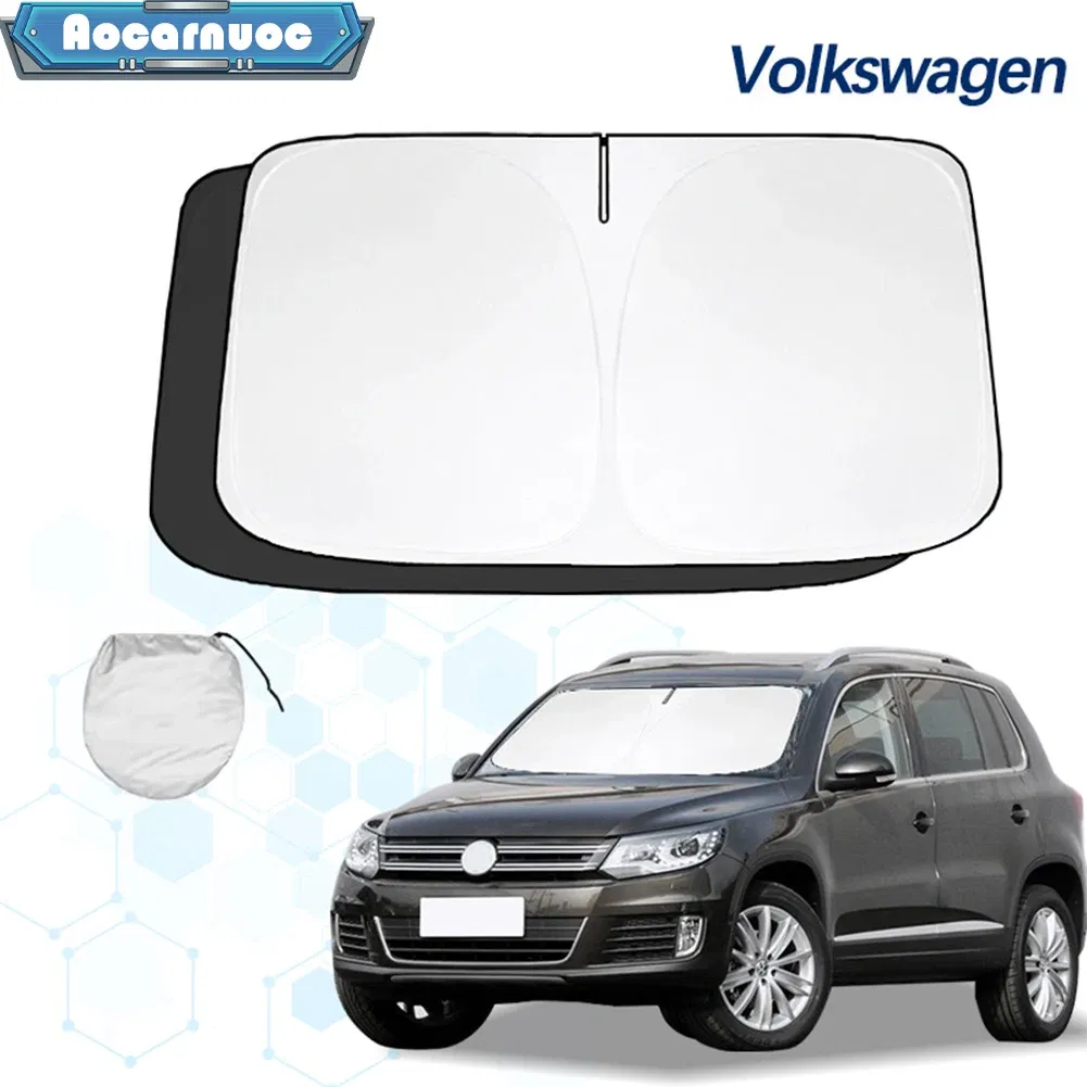 Windshield Sun Shades-UV Reflective Heat Shield, Premium Car Visor Cover For Volkswagen Tiguan 5N AD1 AX1 MK1 MK2 2007-2022