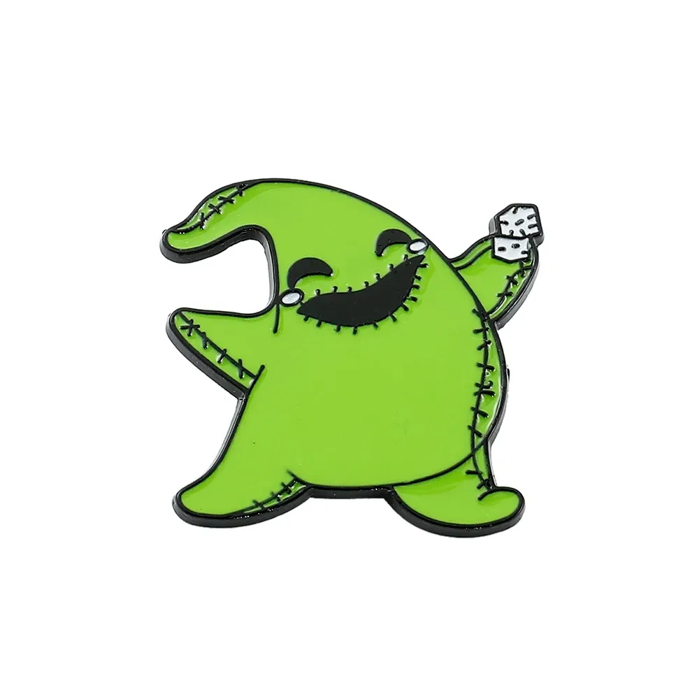 Metal color: Blue white zinc plated, Ships From: CHINA - Disney The Nightmare Before Christmas Enamel Pin Cartoon Figure Sally Jack Skellington Metal Badge Brooch Kawaii Accessories