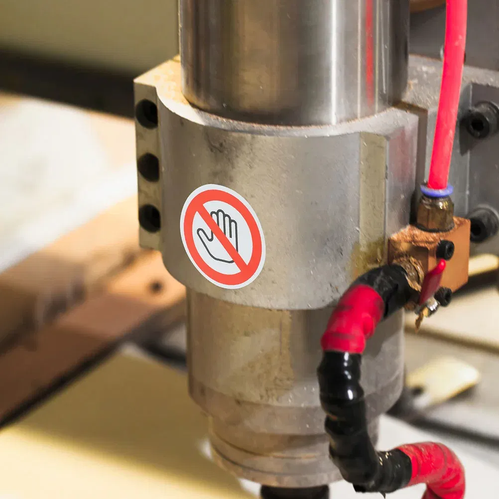 Color: Red - 5 Sheets Please Dont Touch Me Baby Sign Warning Plate Safety Stickers Car Caution Decals White Self-adhesive Vinyl