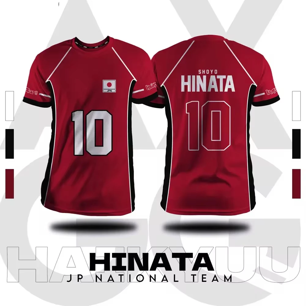 Color: SKY BLUE, Size: 4XL - Haikyuu Fukurodani Red Cartoon Anime Cosplay Men Jersey Summer Short Sleeve Children Tee Top 2024 New Fashion Mens T-shirt