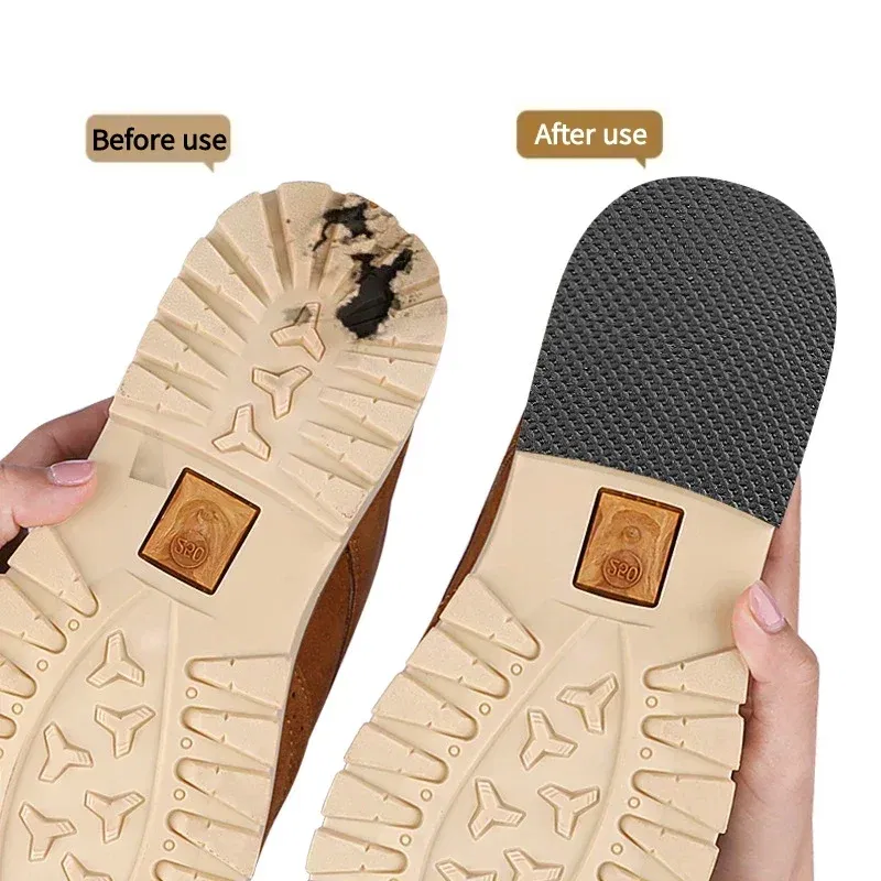 Color: black - Anti-slip anti-friction Shoes Sole Patches for repairing holes and protecting soles Suitable for high heels and sports shoes