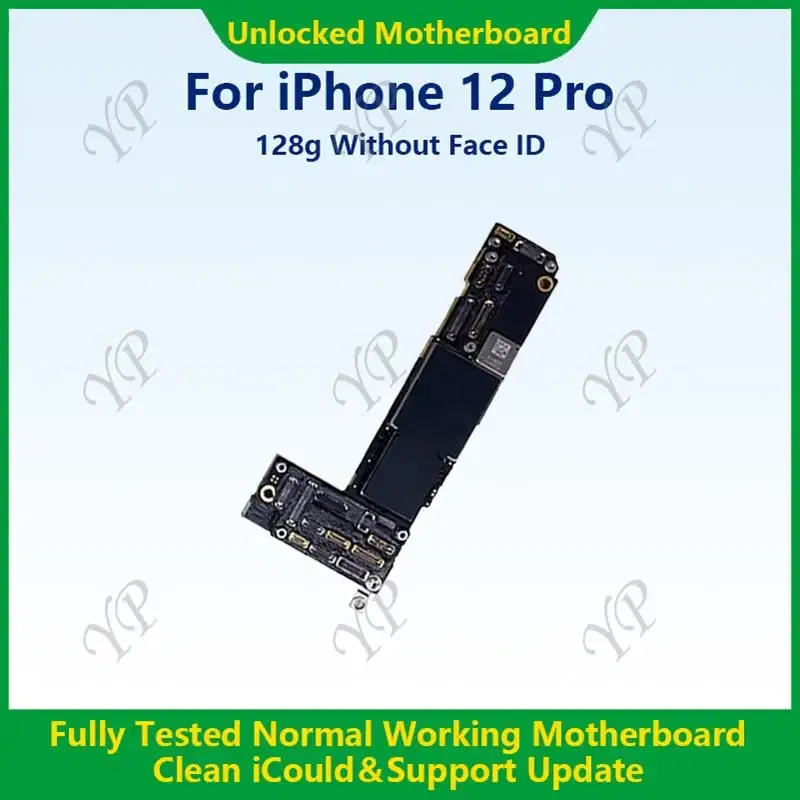 Color: GRAY, Ships From: CHINA - Top Fully Tested Authentic Motherboard For iPhone 12 Pro Max 128g/256g Unlocked Mainboard With Face ID Cleaned iCloud Fast