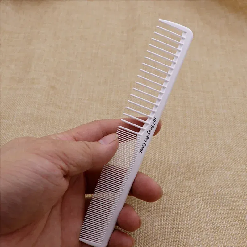 Color: Yellow - New Hot Pro Hair Cutting Comb Professional Hairdressing Comb Hair Brushes Salon Hair Cutting Styling Tools Barber Comb