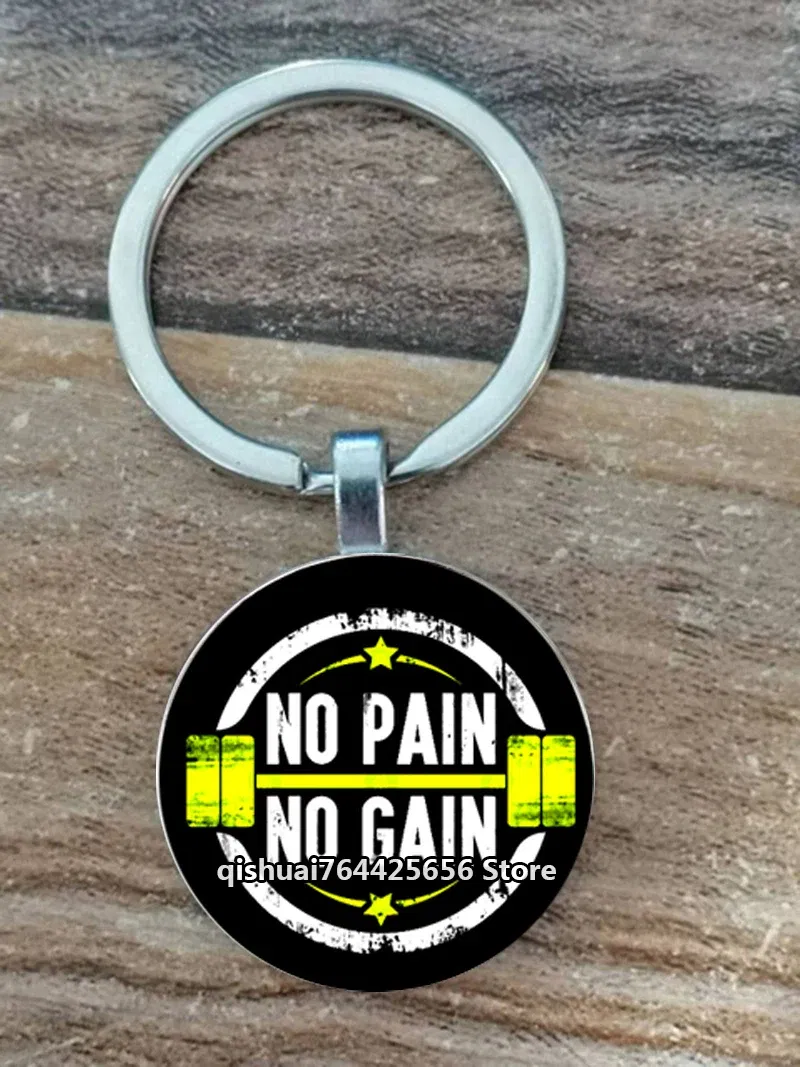 Color: WHITE - Gym Keyring Keychain Suitable For Bodybuilding Athletes Heavy Men Boys Bodybuilding Sports Unisex Men Tactical Rock Keyring Keyc