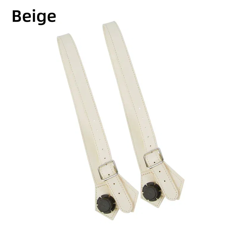 Color: Beige - TANQU Diamond Shaped Variable Handle for Obag Long Adjustable Handles with Drop Buckle for O Bag for EVA Bag Body