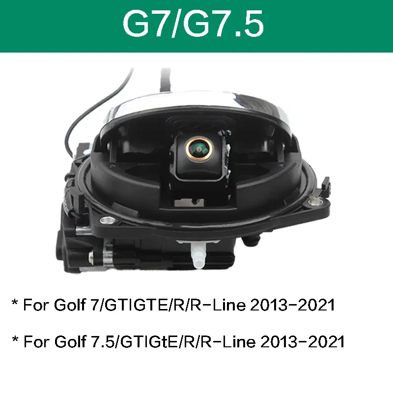 Color Name: Orange, Voltage: 24 V - 170?° AHD 1080P Flip Emblem Rear View Reverse Backup Camera For VW Golf 6/7/8 Polo CC Beetle Magotan B6 B7 B8 EOS T-roc Passat