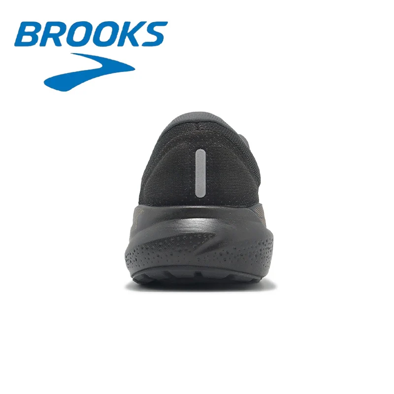 Color: black, Shoe Size: 43 - Brooks GTS 24 Black and Gold Men's Fashion Running Shoes Breathable Mesh Structure Non-slip Wear-resistant Off-road Sports Shoes