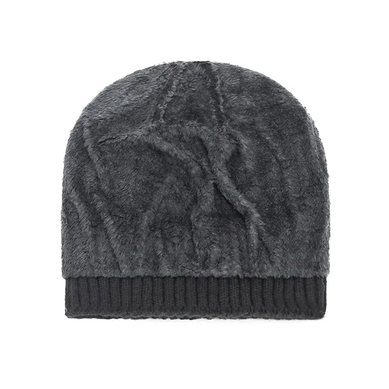 Color: Beige, Ships From: CHINA - Beanie Men Slouchy Knit Skull Cap Warm Stocking Hats Guys Women Striped Winter Beanie Hat Cuffed Plain Hat