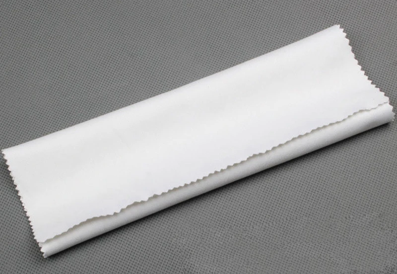 Color: Red - 18 X 15CM Large Size Silver Jewelry Polishing Cleaning Wiping Polish  Cloth Microfiber Suede Fabric