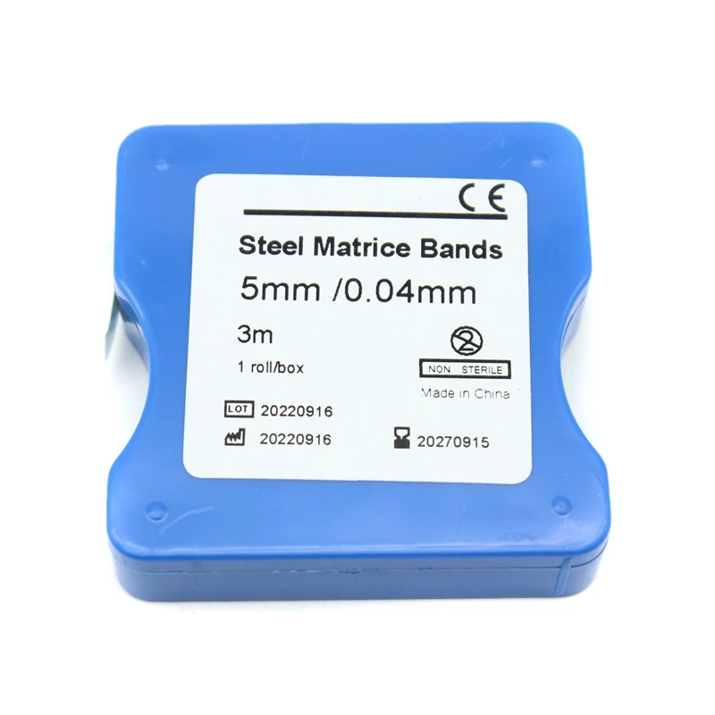 Color: PURPLE - 1 Roll Dental Matrix Bands Stainless Steel/Resin Film Restoration Light Cured Strip Roll Matrix Strips  Dentist Material Steel