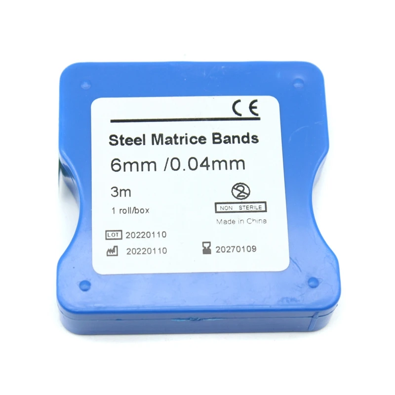 Color: PURPLE - 1 Roll Dental Matrix Bands Stainless Steel/Resin Film Restoration Light Cured Strip Roll Matrix Strips  Dentist Material Steel