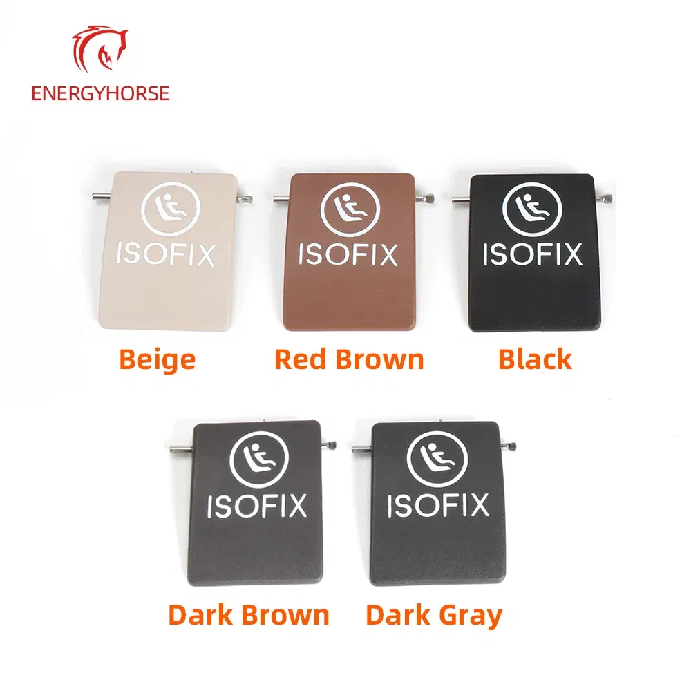 Color Name: Orange - Car Seat ISOFIX Switch Cover Child Seat Restraint For Mercedes W205 W253 W238 C E GLC Class C200 C220 C300 GLC250 GLC300 E300