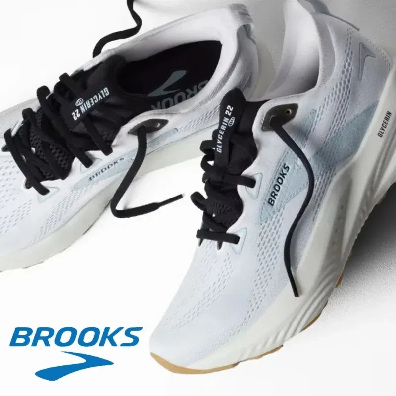 Color: black, Shoe Size: 44 - Original Brooks Men?™s & Women?™s  Glycerin 22 Neutral Marathon Professional Running & Walking Shoe Casual Sneakers