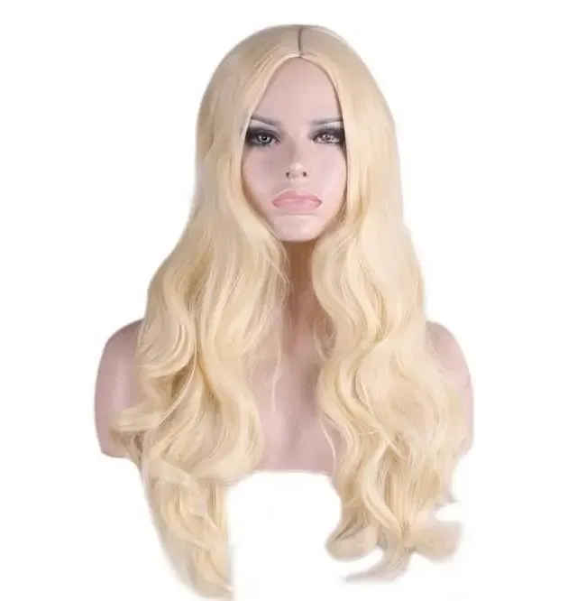 Color: green - Children Wigs Princess Girls Elsa Anna Cosplay Accessories Kids Halloween Barbi Wigs