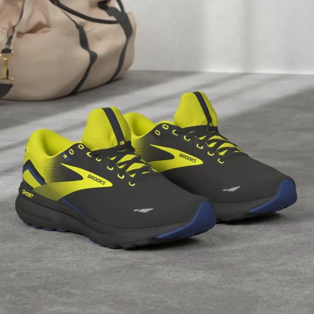 Color: GRAY, Shoe Size: 42 - Brooks Ghost 15 Neutral Running & Walking Shoe Men?™s & Women?™s Casual Sneakers Original