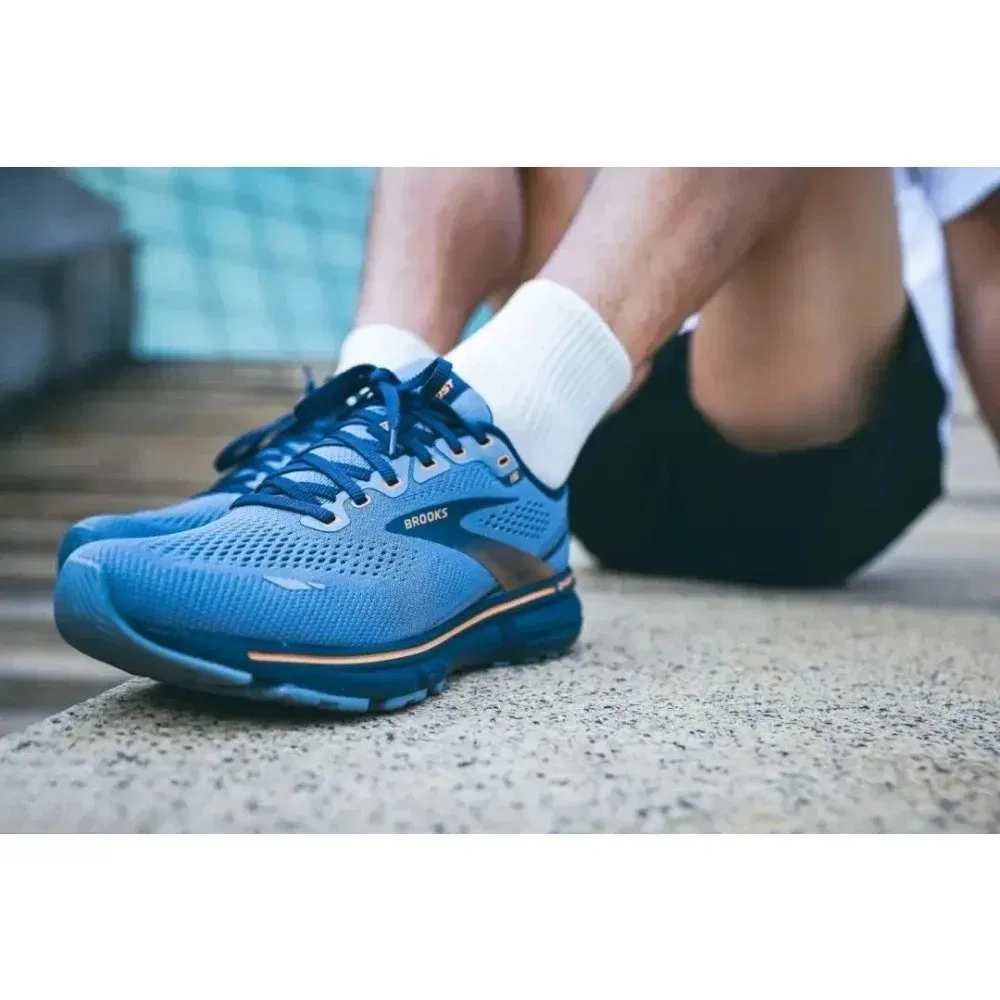 Color: GRAY, Shoe Size: 42 - Brooks Ghost 15 Neutral Running & Walking Shoe Men?™s & Women?™s Casual Sneakers Original