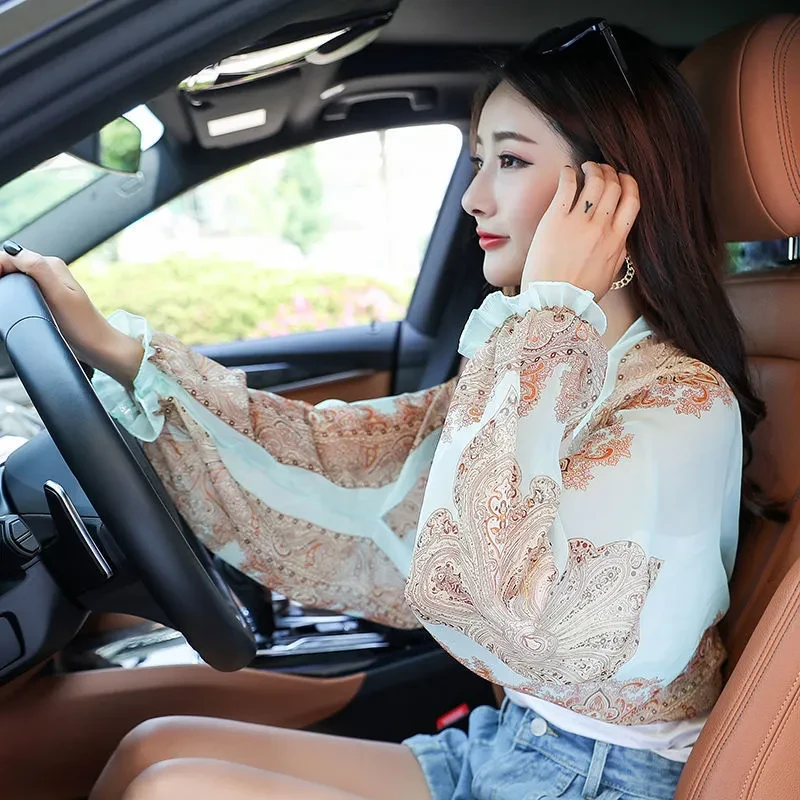 Ultralight Breathable Sunproof Sleeve Shawl