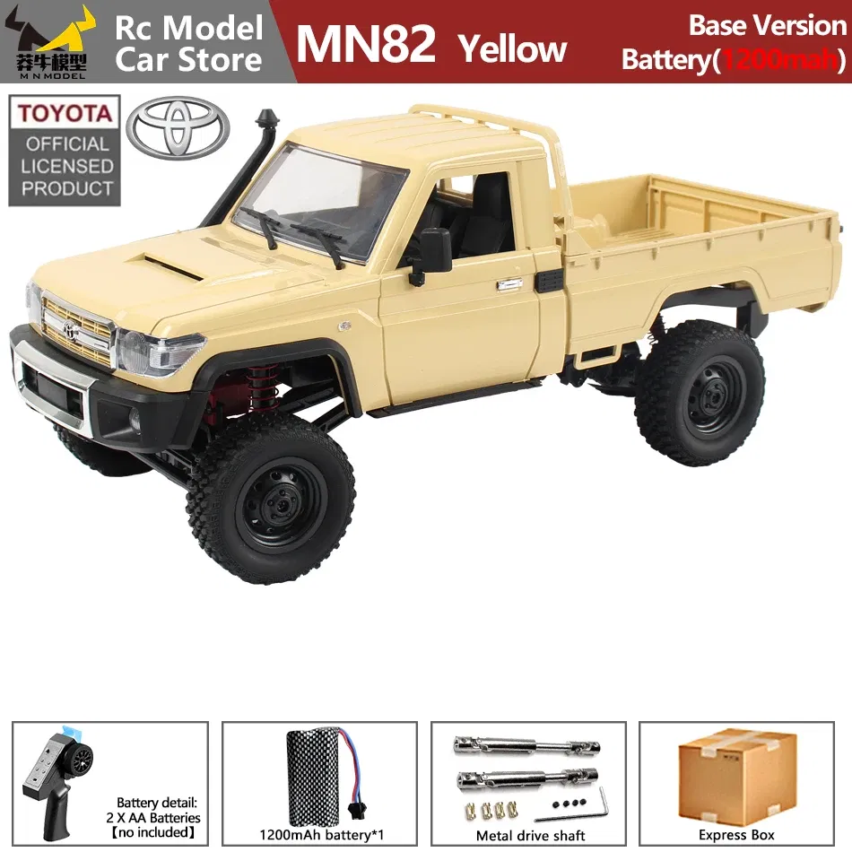 Color: VIOLET/?«?—?…° - MN MODEL 1/12 4X4 Remote Control Diving Off-road Car Retro LC79 Truck Climbing All Terrain Vehicle Rock Crawler Toy for Adult