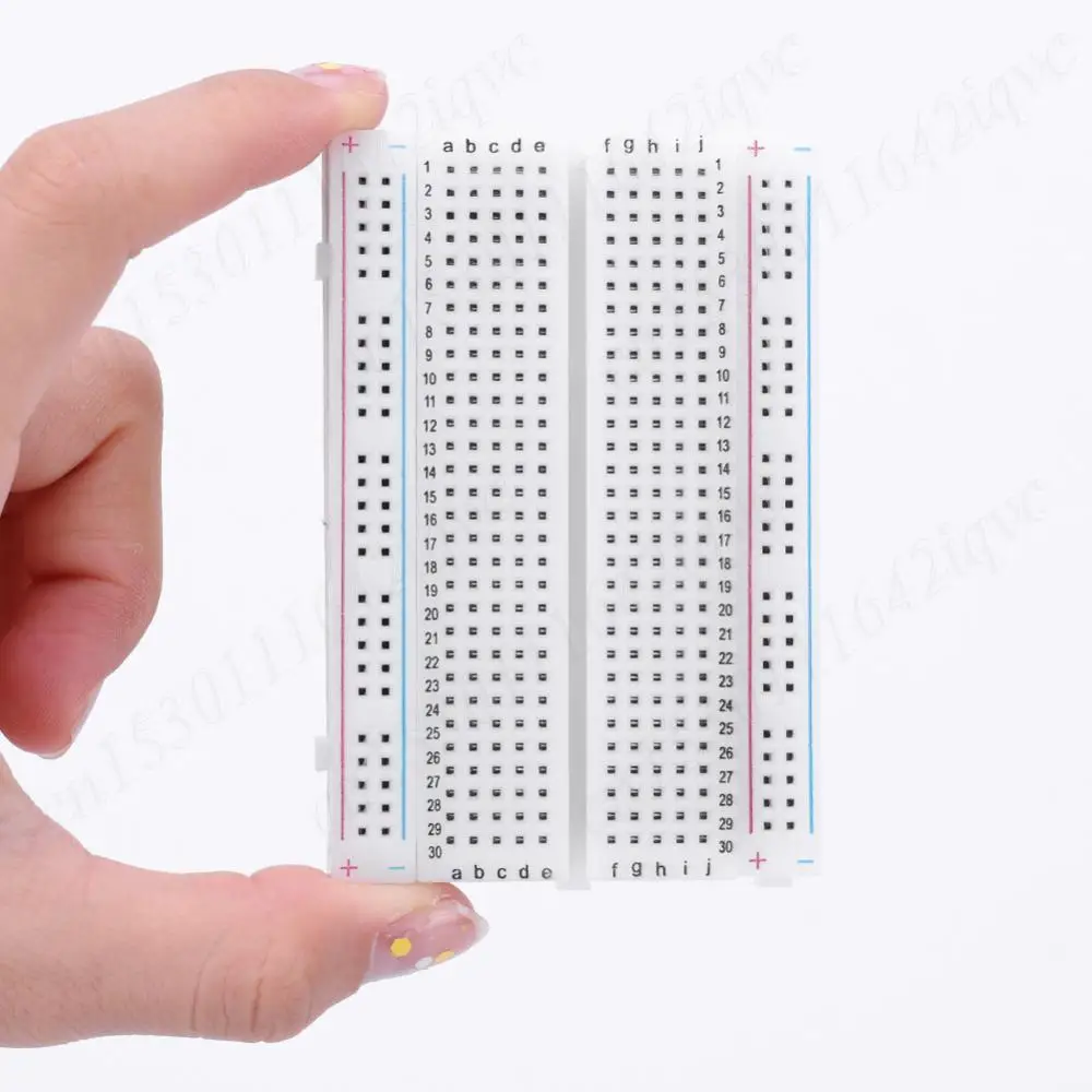 Color: Green Jade, Ships From: CHINA - 1-10Pc 400 Tie Points Solderless PCB Breadboard Spliceable Universal MB102 Breadboard DIY Bread Board for Experiment Test Robot