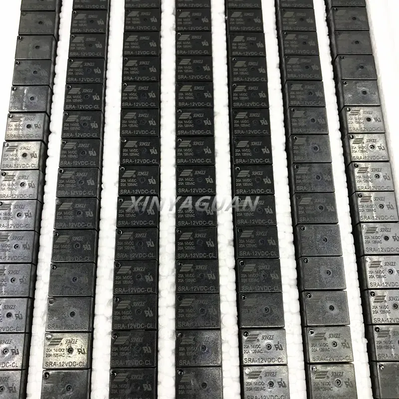 Size: S - 5Pcs SONGLE 5V 12V 24V 20A 14VDC T74 Power Relay SRA-05VDC-CL SRA-12VDC-CL SRA-24VDC-CL 5Pin Conversion type Automobile relay