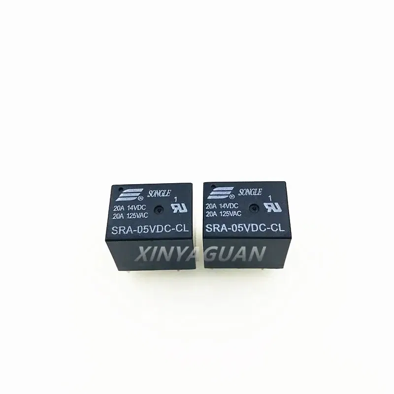 Size: S - 5Pcs SONGLE 5V 12V 24V 20A 14VDC T74 Power Relay SRA-05VDC-CL SRA-12VDC-CL SRA-24VDC-CL 5Pin Conversion type Automobile relay