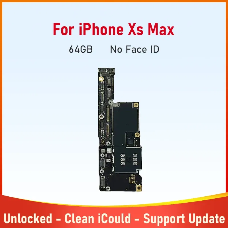 Color: Brown, Ships From: CHINA - Top Tested Motherboard for iPhone X XR XS Max 64g 128g 256g Unlocked Mainboard With Face ID Cleaned Logic Board