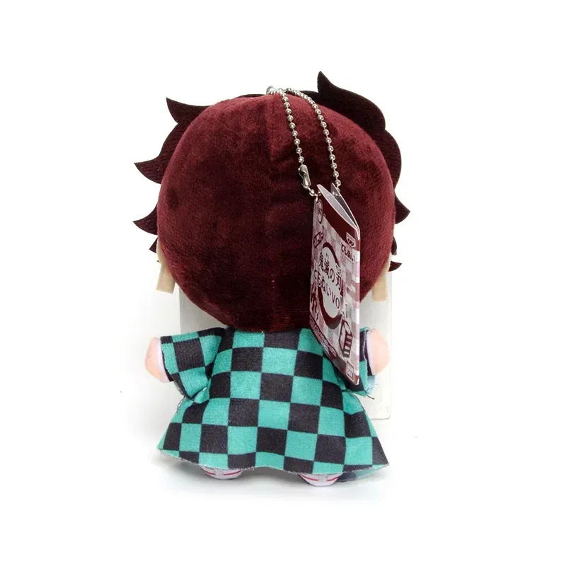 Color: RosyBrown, Height: 11cm-30cm - 15cm Japan Anime Demon Slayer Akaza Rui Iguro Obanai Tanjirou Kamado Nezuko Agatsuma Zenitsu Plush Toys Doll Peluche Gift