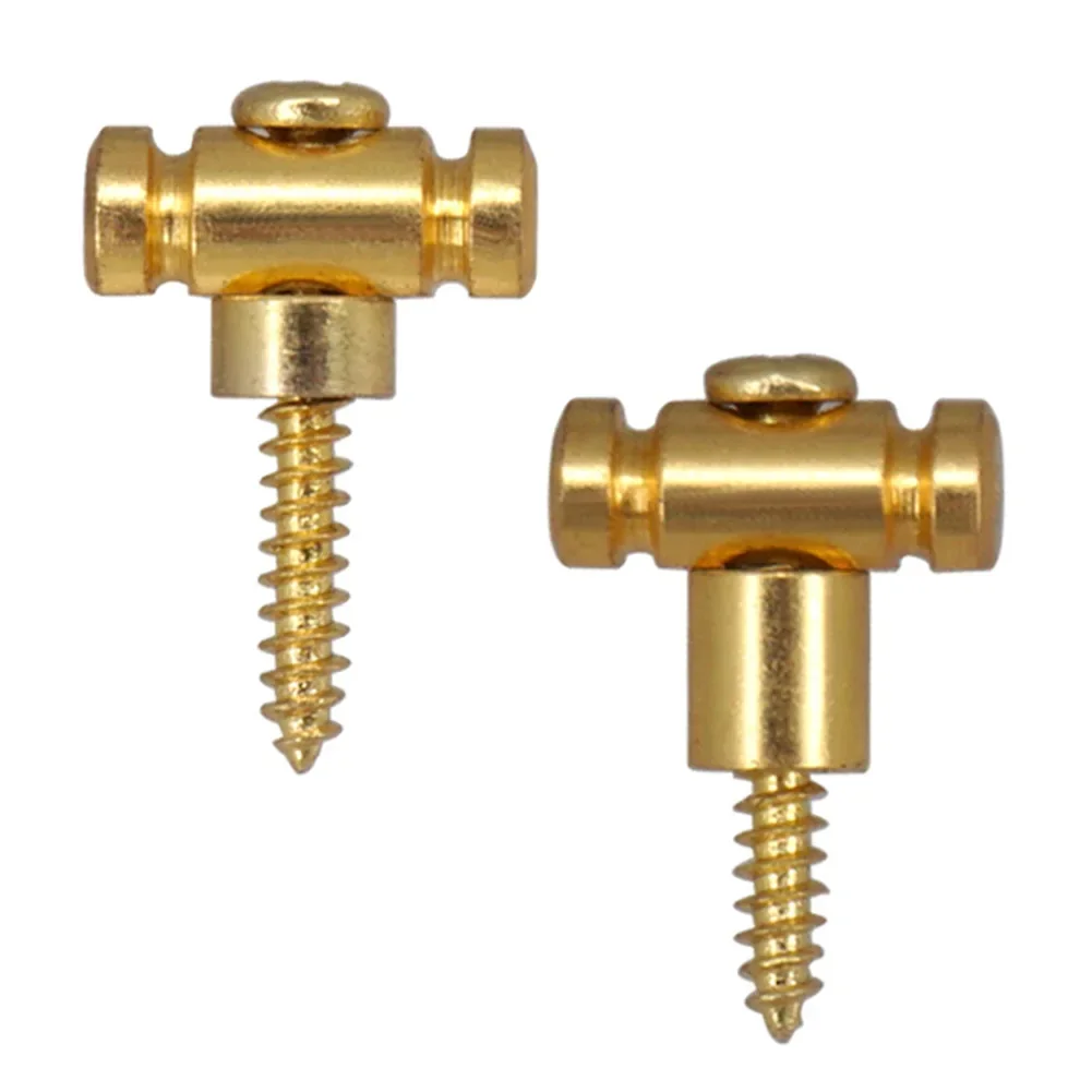 Color: Yellow, Ships From: CHINA - Guitar Parts String Retainers For Electric Guitars Metal Modern Parts String Trees Wear Resistant High Quality