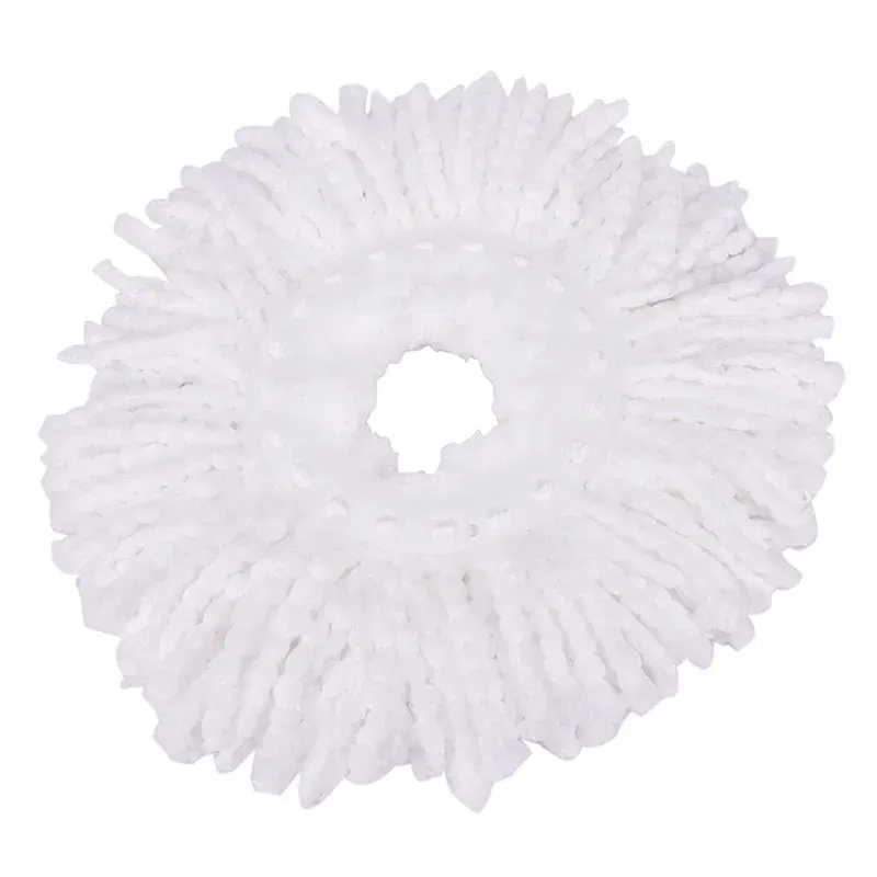 Color: Blue - 360 Magic Rotating Automatic Microfiber Mop Head Replacement Mop Wash Floors Cloth Cleaning Broom Head Mop