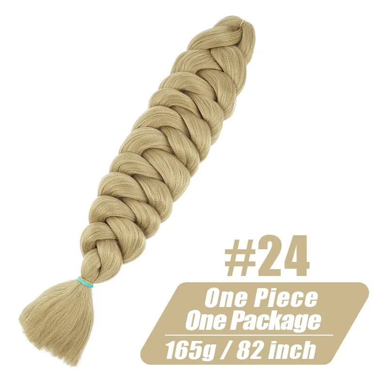 Color: 4/30HL, Stretched Length: 32inches, Ships From: CHINA, Bulk Buy: 3Pcs/Lot - Synthetic Braiding Hair Wholesale 82Inch 165g Ombre Braiding Hair Packs Jumbo Braid Hair For Women DIY Hairstyle Blue Grey